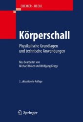 book Körperschall: Physikalische Grundlagen und technische Anwendungen