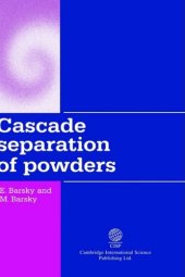 book Cascade Separation of Powders