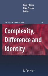 book Complexity, Difference and Identity: An Ethical Perspective