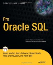 book Pro Oracle SQL (Expert's Voice in Oracle)