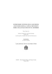 book Supervisory Systems, Fiscal Soundness and International Capital Movement: More Challenges for new EU Members