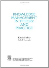 book Knowledge Management in Theory and Practice