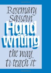 book Handwriting: The Way to Teach It