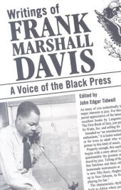 book Writings of Frank Marshall Davis: A Voice of the Black Press