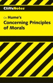 book CliffsNotes on Hume's Concerning Principles of Morals