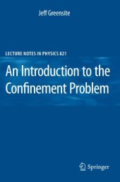 book An Introduction to the Confinement Problem