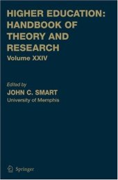 book Higher Education: Handbook of Theory of Research: Volume 24 (Higher Education: Handbook of Theory and Research)