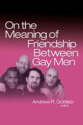 book On the Meaning of Friendship Between Gay Men