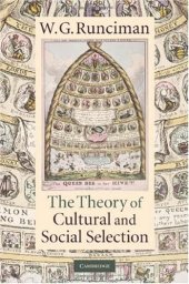 book The Theory of Cultural and Social Selection