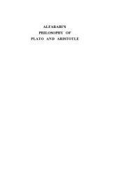 book Alfarabi's Philosophy of Plato and Aristotle