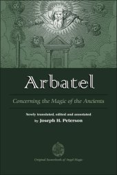 book Arbatel: Concerning the Magic of Ancients