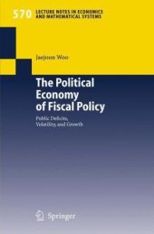 book The Political Economy of Fiscal Policy: Public Deficits, Volatility, and Growth