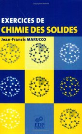 book Exercices de chimie des solides