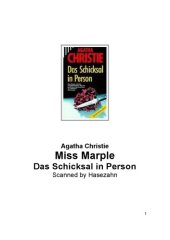 book Miss Marple, Das Schicksal in Person