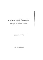 book Culture and Economy. Changes in Turkish Villages