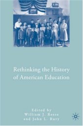 book Rethinking the History of American Education