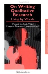 book On Writing Qualitative Research: Living by Words