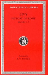 book Livy: History of Rome (Books 1-2)