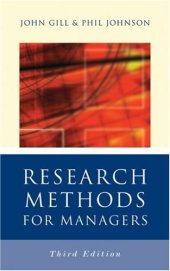 book Research Methods for Managers