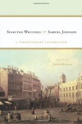 book Samuel Johnson: Selected Writings