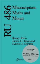 book Ru 486 Misconceptions Myths and Morals