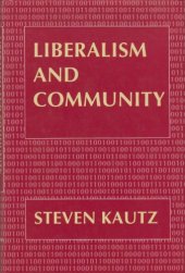 book Liberalism and Community