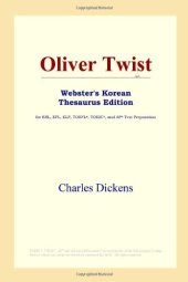 book Oliver Twist (Webster's Korean Thesaurus Edition)