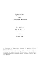 book Optimization and Dynamical Systems (Communications and Control Engineering Series)