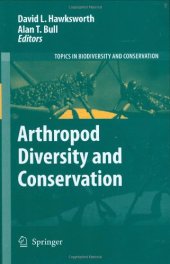 book Arthropod Diversity and Conservation (Topics in Biodiversity and Conservation)