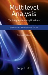 book Multilevel Analysis: Techniques and Applications, Second Edition