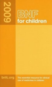 book BNF for Children 2009 (British National Formulary for Children)