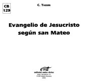 book Evangelio de Jesucristo Segun San Mateo