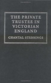 book The Private Trustee in Victorian England