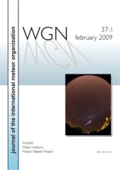 book WGN Vol. 37, No. 1, February 2009