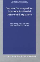 book Domain Decomposition Methods for Partial Differential Equations (Numerical Mathematics and Scientific Computation)