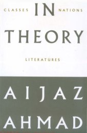 book In Theory: Classes, Nations, Literatures