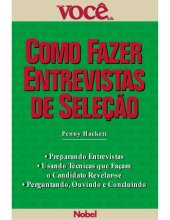 book Como Fazer Entrevistas de Selecao  Portuguese