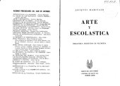 book Arte y escolastica (Biblioteca argentina de filosofia)