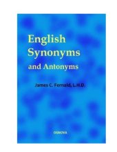 book English Synonyms and Antonyms With Notes on the Correct Use of Prepositions