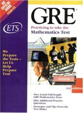 book GRE: Practicing to Take the Mathematics Test (Third Edition)