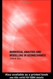 book Numerical Analysis and Modelling in Geomechanics