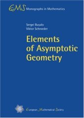 book Elements of Asymptotic Geometry (EMS Monographs in Mathematics)