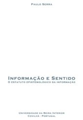 book Informacao e sentido : o estatuto epistemologico da informacao