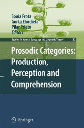 book Prosodic Categories: Production, Perception and Comprehension