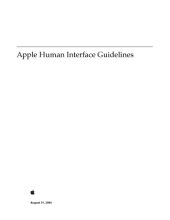 book Apple Human Interface Guidelines: The Apple Desktop Interface