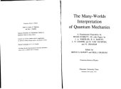 book Many-worlds Interpretation of Quantum Mechanics (Princeton series in physics)