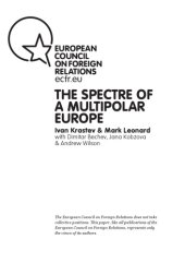 book The spectre of a multipolar Europe