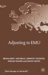 book Adjusting to EMU (One Europe or Several?)