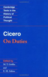 book Cicero: On Duties