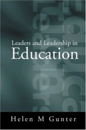 book Leaders and Leadership in Education